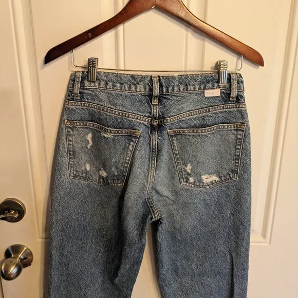 Boyish The Tommy Rigid Construction High Rise Straight Jeans Size 27 EUC - Picture 8 of 13